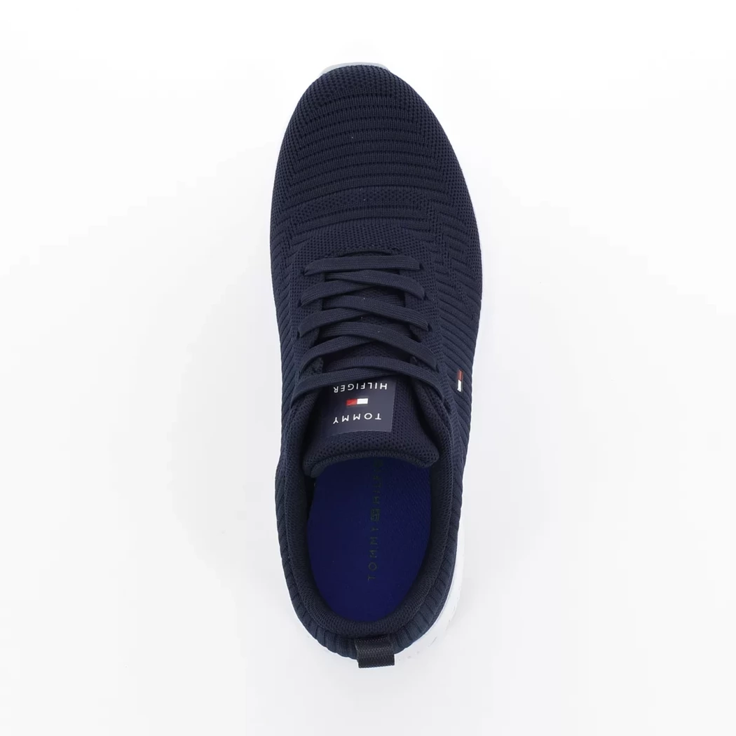 Image (6) de la chaussures Tommy Hilfiger - Baskets Bleu en Textile